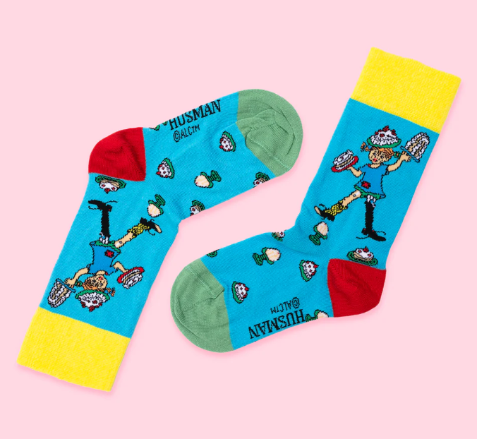 BARNSTRUMPOR - PIPPI LÅNGSTRUMP TÅRTOR