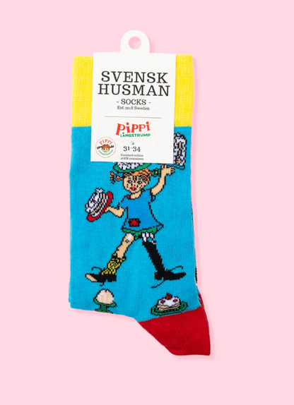 BARNSTRUMPOR - PIPPI LÅNGSTRUMP TÅRTOR