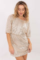  Short dress model 221073 Italy Moda 