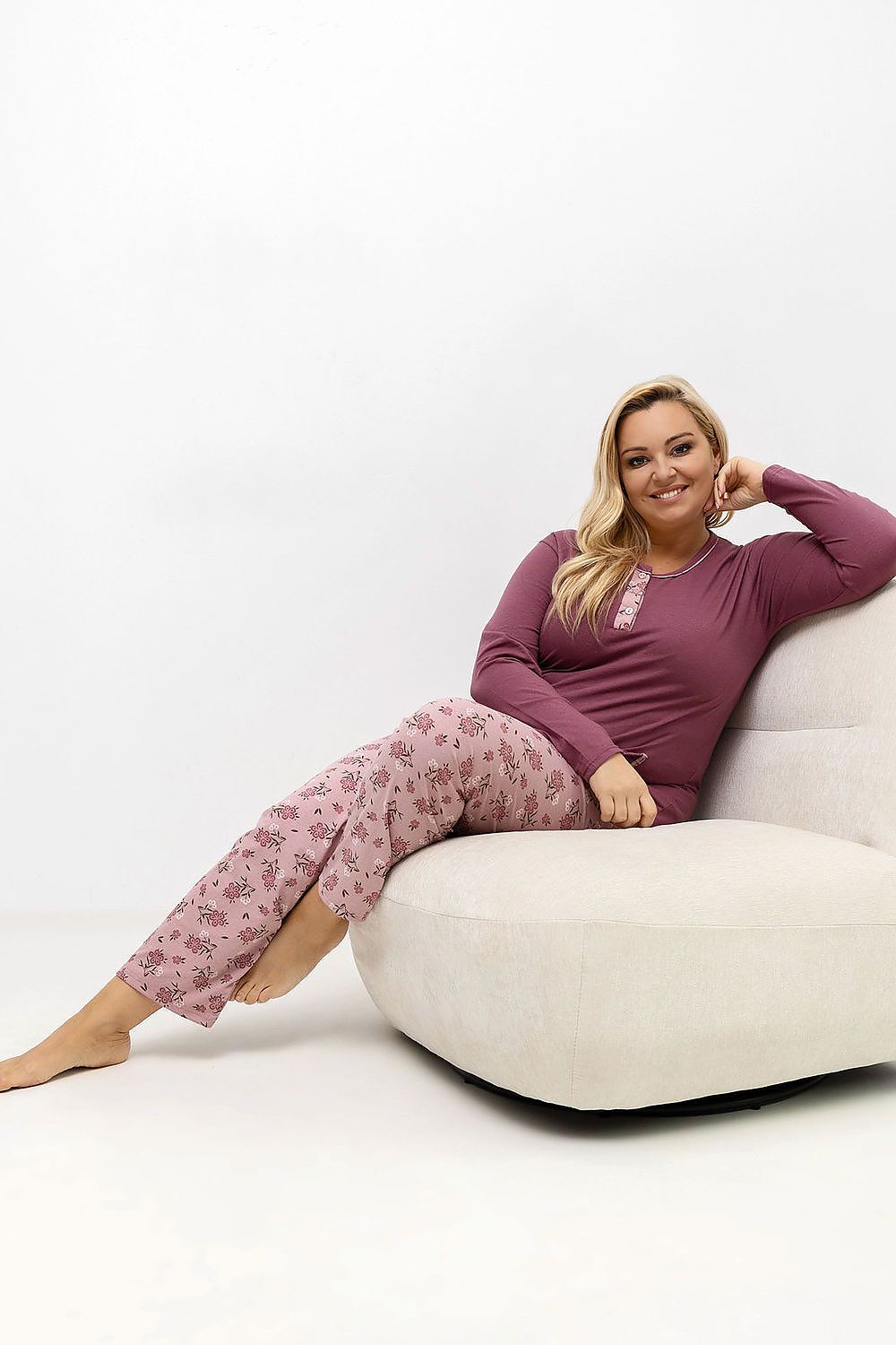  Plus Size Pajamas model 221191 Forever Pink 